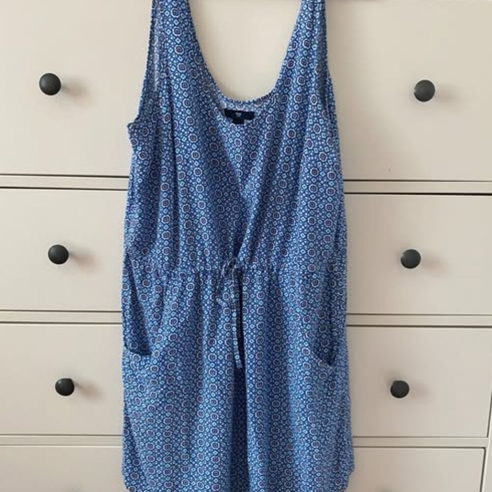 Gap Factory Geometric Patterned Summer Dress (Size L)